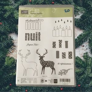 $15 or 3/$40 Joyeux Motifs - Stampin Up Stamp Set